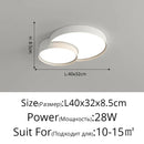 GobekUsa LED Acrylic Chandelier - Modern Indoor Lighting for Bedroom Kitchen Living Room
