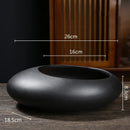 GobekUsa Chinese Style Ceramic Flowerpot Vase Bonsai Floral Decor Jianshan Tool Home Arrangement