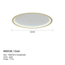 GobekUsa Dimmable LED Ceiling Light for Modern Nordic Living Room and Bedroom