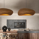 GobekUsa Handmade Polystyrene Indoor Pendant Lamp - Dinning Island Coffee Shop Bar Rock Wabi Sabi