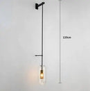 GobekUsa Gold Glass Wall Lamp: Post-modern E14 Industrial Sconce for Home Decor