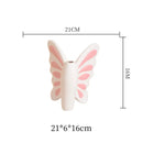 GobekUsa Butterfly Ceramic Vase for Table Decor and Flower Arrangement