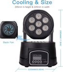 GobekUsa Big Dipper RGBW Mini Moving Head Party Light Set for Bars - 2pcs