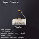 GobekUsa Crystal Water Curtain Pendant Chandelier - Luxury LED Lighting for Home, Hotel, and More