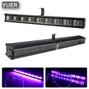 GobekUsa 9X2w UV LED Disco Party Bar Lights for Indoor DJ, Flat Dyeing Aluminum UV Disinfection