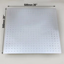 GobekUsa 20" Chrome Brass Square Rain Shower Head - Wall Mounted Bathroom Shower Head