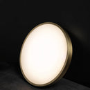 GobekUsa Copper Ceiling Lamp: Modern Round Surface Mounted Lighting for Bedroom