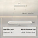 GobekUsa Circle Pendant Chandelier Dimmable LED Lights for Modern Living Room