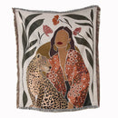 GobekUsa Leopard Print Throw Blanket