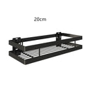 GobekUsa Black SUS 304 Bathroom Shelf Shower Storage Basket Holder for Shampoo & Bath Essentials