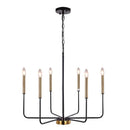 GobekUsa Iron Candle Chandelier for Living Room Bedroom Dining Room