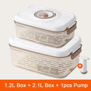 GobekUsa Fresh-Keeping Vacuum Canister: Large Capacity Food Organizer.
