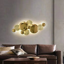 GobekUsa Large Metal Gold Wall Sconce Lamps LED Modern Luxury Home Decor Light