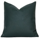GobekUsa Geometric Faux Leather Throw Pillow Cover - Modern Luxury Pillowcase