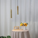 GobekUsa Bamboo Tube Pendant Lights for Tea Room Restaurant Kitchen Dining, Wire Adjustable