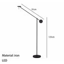 GobekUsa Adjustable Swing Arm Black Wall Lamp for Bedroom & Study Room