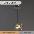 GobekUsa Industrial Glass Pendant Light for Dining Table, Kitchen, Bar, Office - E27