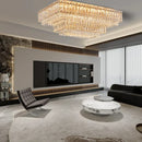 GobekUsa Crystal Round Ceiling Lamp - Nordic Luxury Home Decor Luxe Chandelier