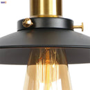GobekUsa Gold Industrial LED Wall Lamp for Loft Stair & Bedroom Lighting