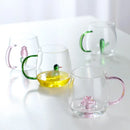 GobekUsa Gradient Erotic Couple Glass Cups, Set of 2.