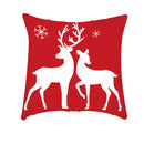 GobekUsa Christmas Cushion Cover 45x45cm Xmas Pillowcase for Sofa - Happy New Year 2023