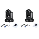 GobekUsa 150W Mini LED Moving Head Beam & Spot Light with 18 Rotating Prisms