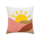 GobekUsa Abstract Embroidery Cushion Cover 45*45 Soft Velvet Pillowcase for Sofa Home