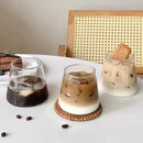 GobekUsa Clear Glass Water Cup Coffee Mug Juice Drink Bottle Kitchen Tableware