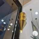 GobekUsa Gold Black Cone LED Pendant Lamp for Stylish Home and Shop Lighting