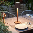 GobekUsa Cordless LED Mosaic Table Lamp with Wireless Charger and Touch Dimmer