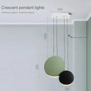 GobekUsa Crescent Moon Chandelier for Dining Room, Coffee Shop, Kitchen Island, and Bar