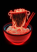 GobekUsa Japanese Food Neon Posters Canvas Painting for Home Kitchen Decor