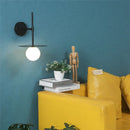 GobekUsa Iron Glass LED Wall Light: Customizable Decorative Black Lamp for Home Indoor