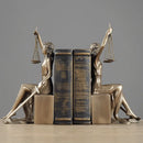 GobekUsa Justice Goddess Statue Bookends: Creative Home Decor for Study Room