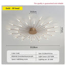 GobekUsa Acrylic Sunflower Ceiling Lamp in Brushed Antique Gold