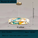 GobekUsa Crystal Chandelier Pendant Lamp, Exquisite Oriental Style Lighting for Home