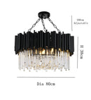 GobekUsa Crystal Chandelier: Modern Luxury Lighting for Elegant Living and Dining Rooms