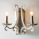 GobekUsa Crystal LED Chandelier: French Living Room Retro E14 Pendant Light for Home Decor