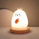 GobekUsa Kids' Animal Silicone Night Light - Touch Sensor, Dimmable, Rechargeable