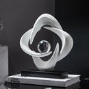 GobekUsa Abstract Resin Sculpture Figurine for Home Decor & Table Centerpiece
