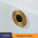 GobekUsa Brass Sink Overflow Cover Six-foot Ring WF-0567