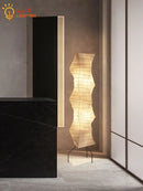 GobekUsa Akari Japanese Rice Paper Floor Lamp LED E27 Chandelier for Bedroom Living Room