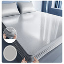 GobekUsa Cooling Jacquard Fitted Sheet: Skin Friendly, Breathable Single Mattress Protector