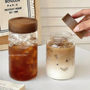 GobekUsa Glass Tea Cup with Lid: High Temp Resistant & Sealed Coffee Cup