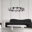GobekUsa LED Straight Line Ceiling Chandeliers Modern Simplicity Pendent Light Fixtures