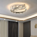 GobekUsa Crystal Ceiling Light: Modern LED Warmth for Living Room & Bedroom