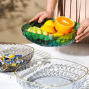 GobekUsa Crystal Fruit Plate: Multipurpose Snack & Candy Storage Tray