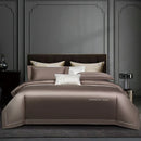 GobekUsa 1000TC Egyptian Cotton Embroidery Bedding Set with Duvet Cover, Sheet, Pillowcase
