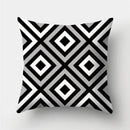 GobekUsa Geometric Stripes Pillowcase 45x45cm Polyester Cushion Cover for Living Room