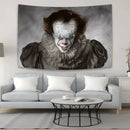 GobekUsa Halloween Psychedelic Tapestry Curtains for Horror Movie Home Decoration